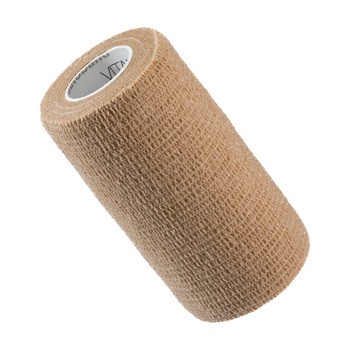Vitammy Autoband, kohezyjny bandaż elastyczny, 10 cm x 4,5 m, beżowy, 1 szt.