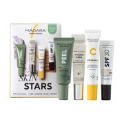 Zestaw Madara Skin Stars 4 Mini Bestseller Set, maseczka peelingująca, 17 ml + serum-koncentrat nawilżający, 15 ml + nawilżający krem z witaminą C, 15 ml + krem do twarzy przeciwzmarszczkowy SPF30, 10 ml https://azcdn.doz.pl/image/d/product/723fb9a7-scale-180x180.png