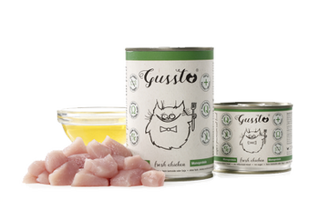 Gussto Fresh Chicken, mokra karma dla kotów, kurczak, 400 g