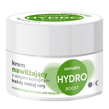 Ideepharm Ideederm, krem nawilżający z olejem konopnym, 50 ml