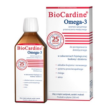 BioCardine Omega-3, płyn, 200 ml