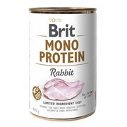 Brit Mono Protein Rabbit, monobiałkowa karma mokra dla psów z alergiami i nietolerancjami pokarmowymi, królik, 400 g https://azcdn.doz.pl/image/d/product/53975f02-scale-180x180.png