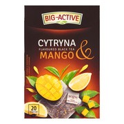Big-Active, herbata czarna Cytryna & Mango, torebki, 20 szt.