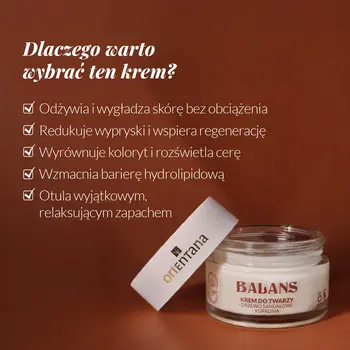 Orientana, krem do twarzy na dzień i na noc, drzewo sandałowe i kurkuma, 50 ml