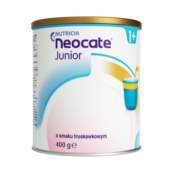 Neocate Junior, proszek o smaku truskawkowym, 400 g