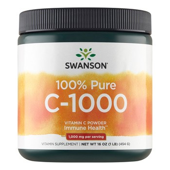 Swanson Witamina C - 100% czystości, proszek, 454 g