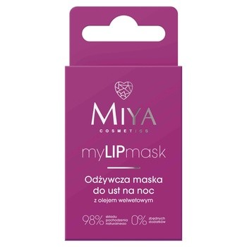 Miya Cosmetics myLIPmask, odżywcza maska do ust na noc, 10 g