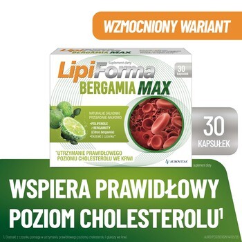 LipiForma Bergamia Max, kapsułki twarde, 30 szt.