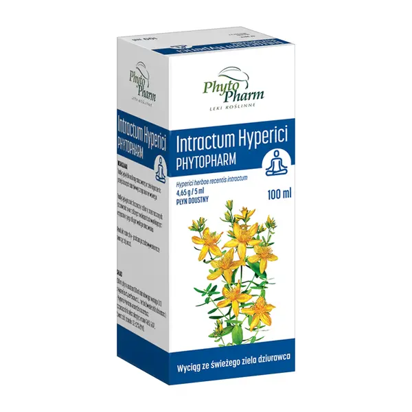 Intractum Hyperici etanolowy wyciąg ze świeżego ziela dziurawca 100 ml [PHYTOPHARM]