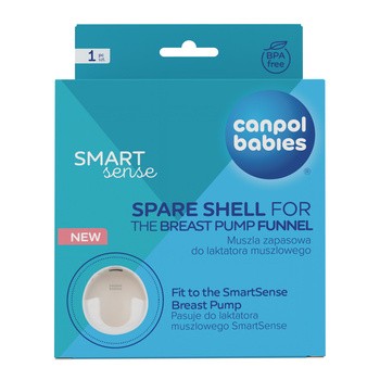 Canpol Babies SmartSense, zapasowa muszla do laktatora muszlowego, 1 szt.