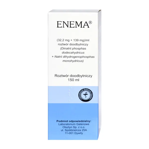 Enema roztwór doodbytniczy 150 ml [LAB.GALENOWE]