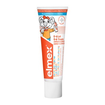 Elmex, pasta do zębów dla dzieci z aminofluorkiem od 1 ząbka do 6 lat, 50 ml