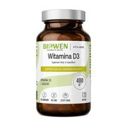 Biowen Witamina D3 4000IU, kapsułki miękkie, 120 szt.