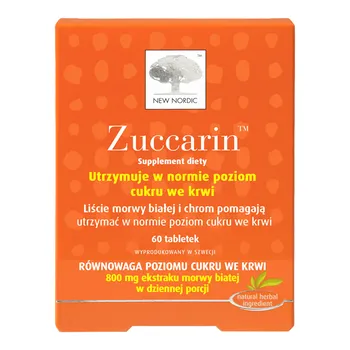 Zuccarin wyciąg z morwy białej 800mg 60 tabletek [New Nordic]