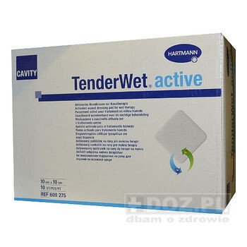 TenderWet active cavity,opatrunek jałowy,10x10cm, 1 sztuka (z opakowania 10szt.)