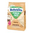BoboVita Porcja Zbóż, kaszka mleczna, manna, 4m+, 210 g