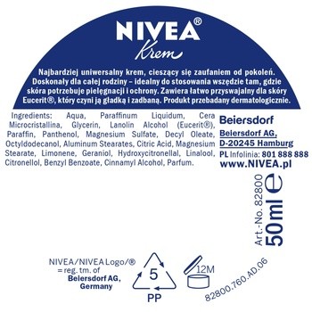 Nivea Creme, krem, 50 ml