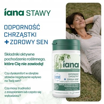 Iana Stawy Odporność Chrząstki + Zdrowy sen, tabletki, 60 szt.