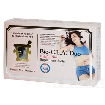 Bio-CLA Duo, 15 tabletek na dzień + 30 kapsułek na noc