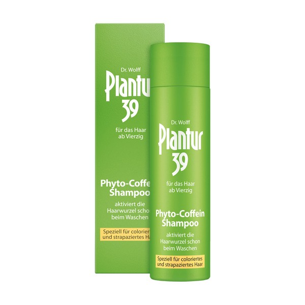 Plantur 39 Plantur 39, szampon fito-kofeinowy do włosów farbowanych i zniszczonych, 250 ml