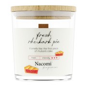Nacomi Fragrances, fresh rhubarb pie, świeca sojowa, 140 g        