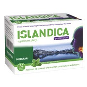 Medifar Islandica Mint, pastylki do ssania, smak miętowy, 24 szt. https://azcdn.doz.pl/image/d/product/05128155-scale-180x180.png