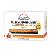 Produkty Bonifraterskie Balsam Jerozolimski na gardło bez cukru, pastylki do ssania, 16 szt.        