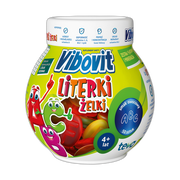 Vibovit Literki, żelki, smak owocowy, 50 szt.