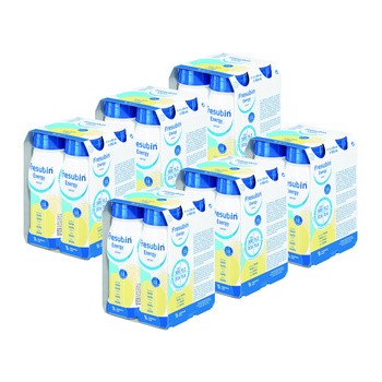 Zestaw 6x Fresubin Energy Drink, płyn odżywczy, smak waniliowy, 4 x 200 ml