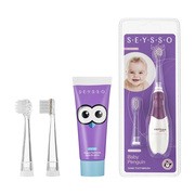 Zestaw Seysso Baby Penguin, szczoteczka soniczna dla dzieci, 1 szt. + Toddler, końcówki, 18-36 m., 2 szt. + pasta do zębów dla dzieci, 0-6 lat, 75 ml https://azcdn.doz.pl/image/d/product/a8dc272a-scale-180x180.png