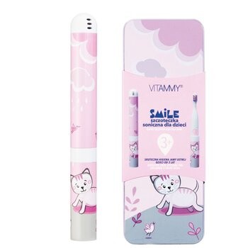 Vitammy Smile, szczoteczka soniczna dla dzieci Kot, 1 szt.