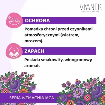 Vianek, kojąca pomadka ochronna, 4,6 g