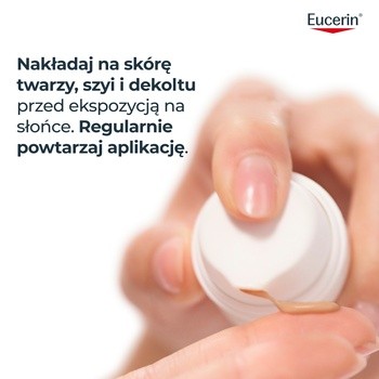Eucerin Oil Control SPF 50+, żel-krem ochronny barwiący, 50 ml