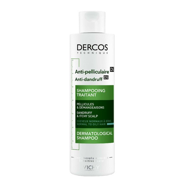 Vichy Vichy Dercos DS, szampon przeciwłupieżowy, włosy normalne i przetłuszczające się, 200 ml