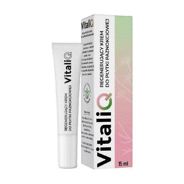 VitaliQ Vitaliq, krem regenerujący do płytki paznokciowej, 15 ml