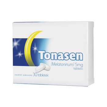 Tonasen (Melatoninum), 5 mg, tabletki, 30 szt. Data ważności: 30.11.2015r.