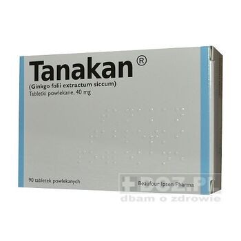 Tanakan, 40 mg, tabletki powlekane, (import równoległy) Forf, 90 szt