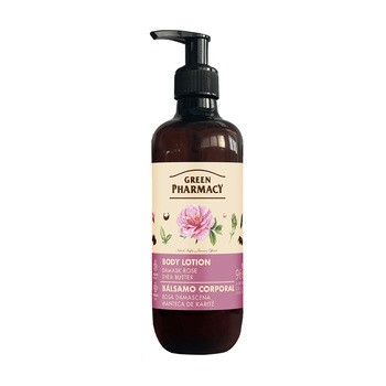 Green Pharmacy, balsam do ciała, róża damasceńska i masło shea, 400 ml