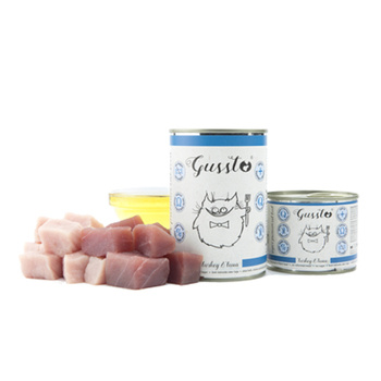 Gussto Cat, mokra karma dla kotów, indyk i tuńczyk, 200 g