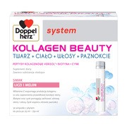 Doppelherz system Kollagen Beauty, ampułki z płynem, smak liczi i melon, 25 ml x 30 szt.