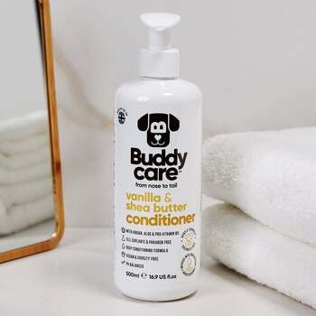 Buddycare, odżywka dla psów, wanilia i masło shea, 500 ml