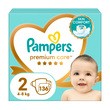 Pampers Premium Care 2 (4−8 kg), pieluszki jednorazowe, 136 szt.