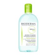 Bioderma Sebium H20, płyn micelarny do oczyszczania twarzy i zmywania makijażu, cera trądzikowa, 500 ml