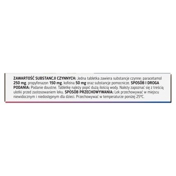 Cefalgin, 250 mg +150 mg + 50 mg, tabletki, 10 szt.