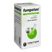 Fungotac, 10 mg/ml, krople do uszu, 20 ml