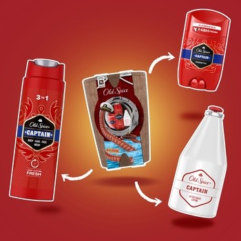 Old Spice Captain Barrel Zestaw upominkowy z żelem pod prysznic