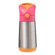 B.box, bidon termiczny ze słomką, Strawberry Shake, 350 ml