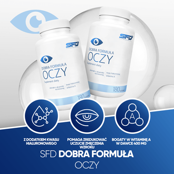 SFD Dobra Formuła Oczy, tabletki, 180 szt.