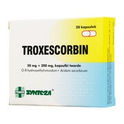 Troxescorbin, 50 mg+200 mg, kapsułki twarde, 20 szt.
