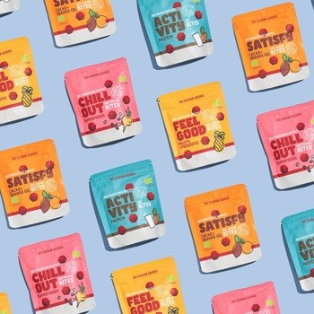 Diet-food, Bio Vegan Bites Chill Out, owocowe kostki, 120 g